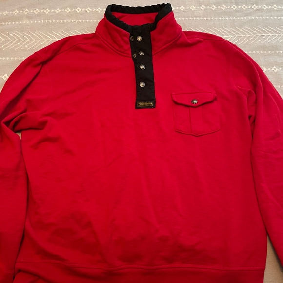 Men's Red Pullover Sweater - Picture 1 of 7